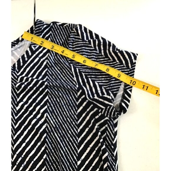 MICHAEL KORS- WOMENS SIDE SPLIT LIGHT WEIGHT SHORT SLEEVE MAXI DRESS SIZE LARGE - Picture 4 of 7